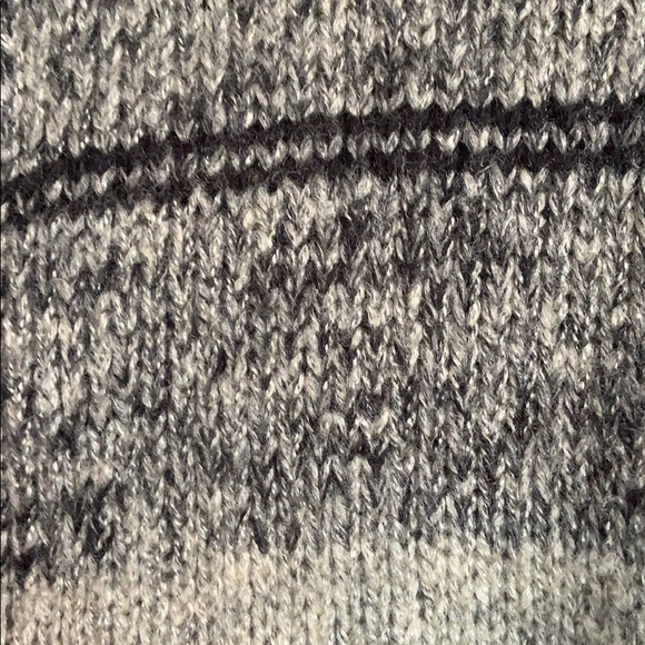 Gray/black tie close cardigan - Picture 6 of 7